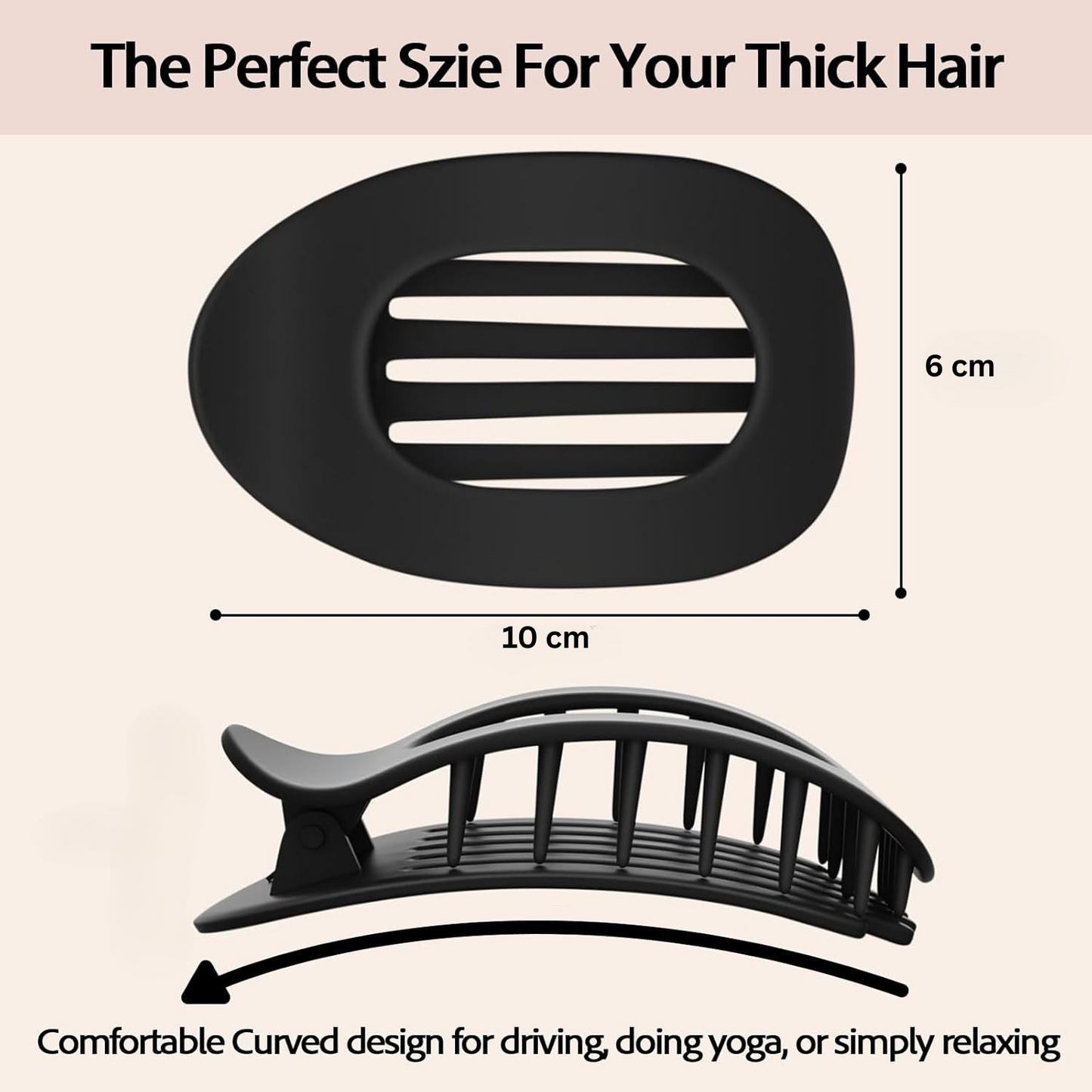 Luxe DriveComfy Hair Clip Set - Drive Pretty, Rest Easy ππββοΈ