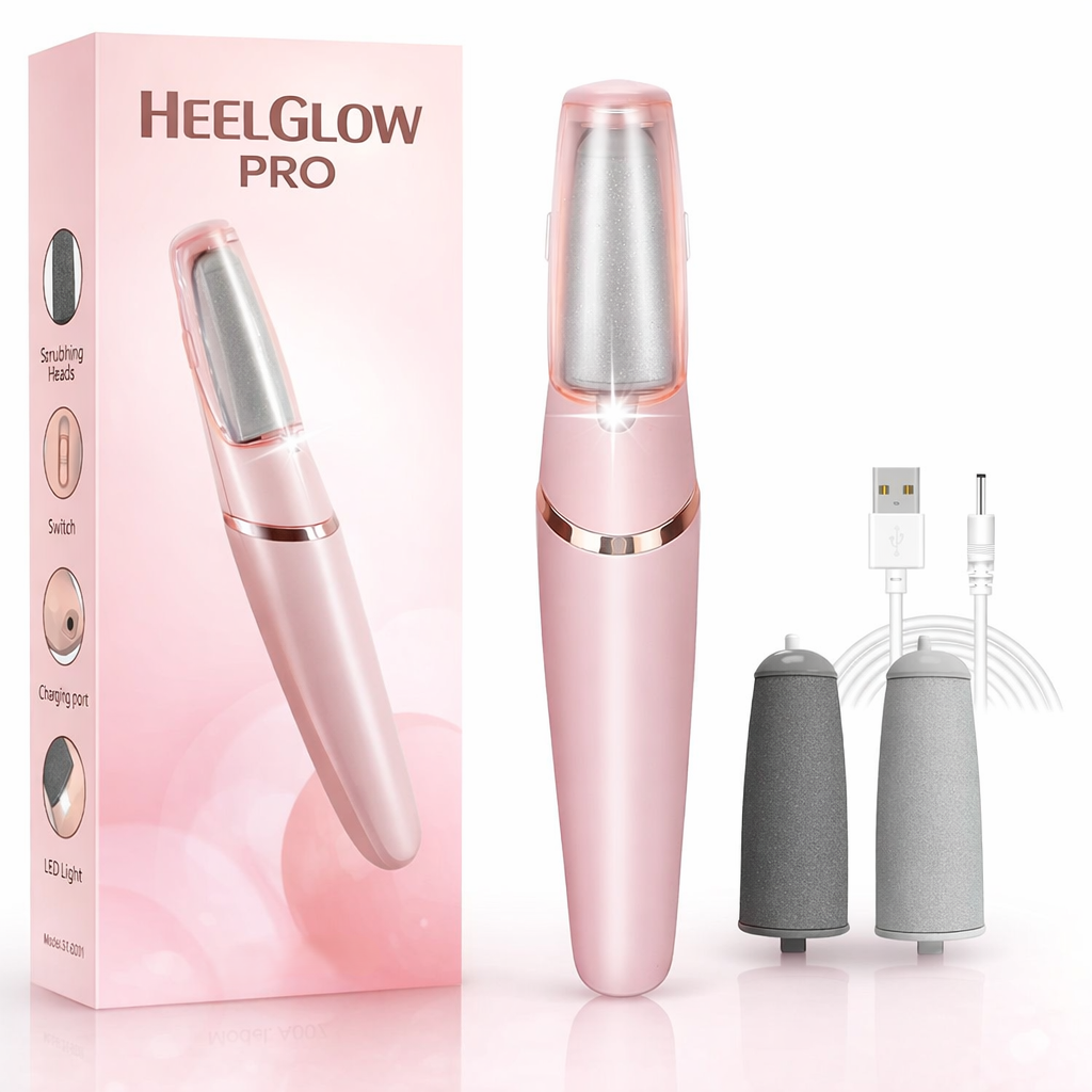 HeelGlow Pro πβ Rechargeable Electric Callus Remover to Get Silky-Smooth Feet πΈπ£