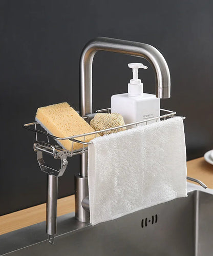 Stainless Steel Sink Drain Rack Storage