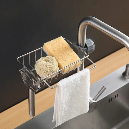 Stainless Steel Sink Drain Rack Storage