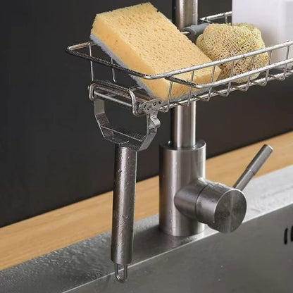 Stainless Steel Sink Drain Rack Storage