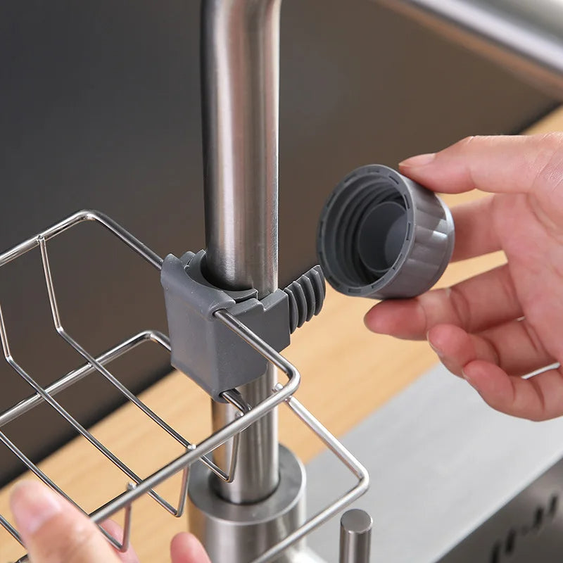 Stainless Steel Sink Drain Rack Storage