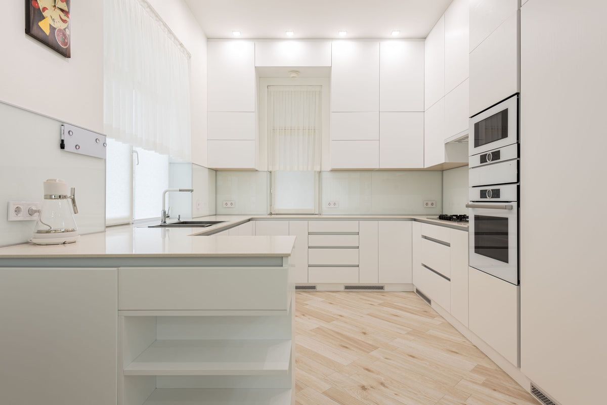 Modern white kitchen