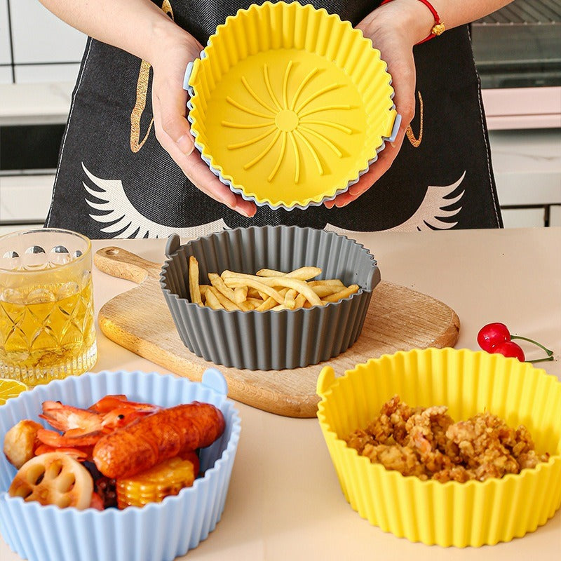 Air Fryer Silicone Baking Tray - 2 Pcs (1 Pack)