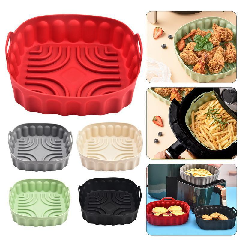 Air Fryer Silicone Baking Tray - 2 Pcs (1 Pack)