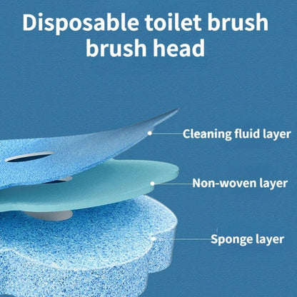 Wall-Mounted Disposable Toilet Brush