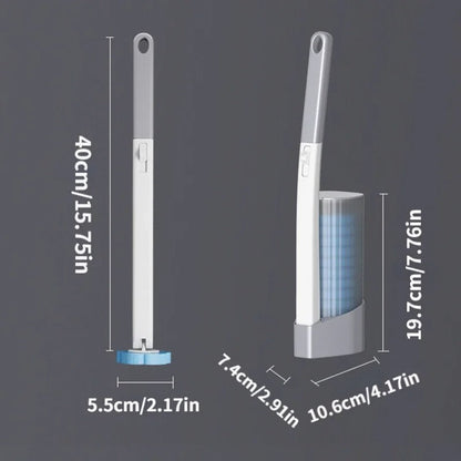 Wall-Mounted Disposable Toilet Brush